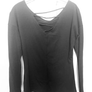 Long Sleeve black fabletics top NWT size small